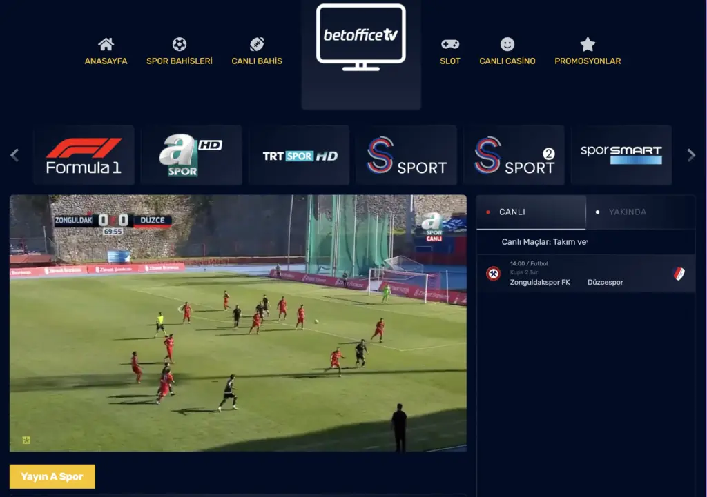 BetOffice TV izle